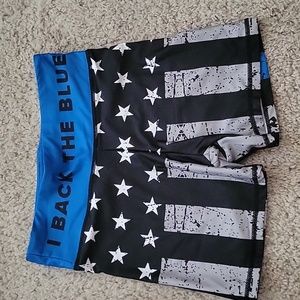 Blue line shorts